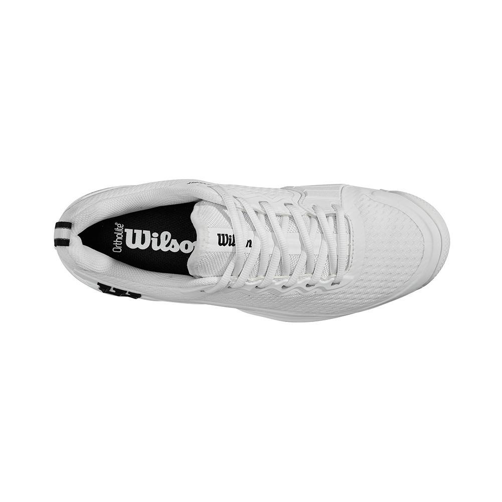 Men's Rush Pro 4.5 Tennis Shoes White and Black Tournament Gear WILSON