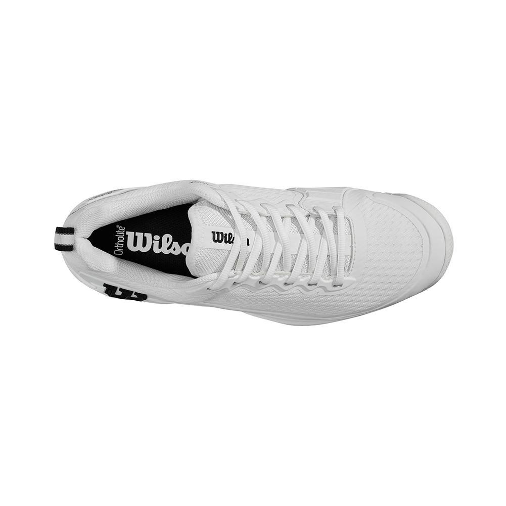 Men's Rush Pro 4.5 Wide Tennis Shoes White and Black Top Tennis Shoes WILSON