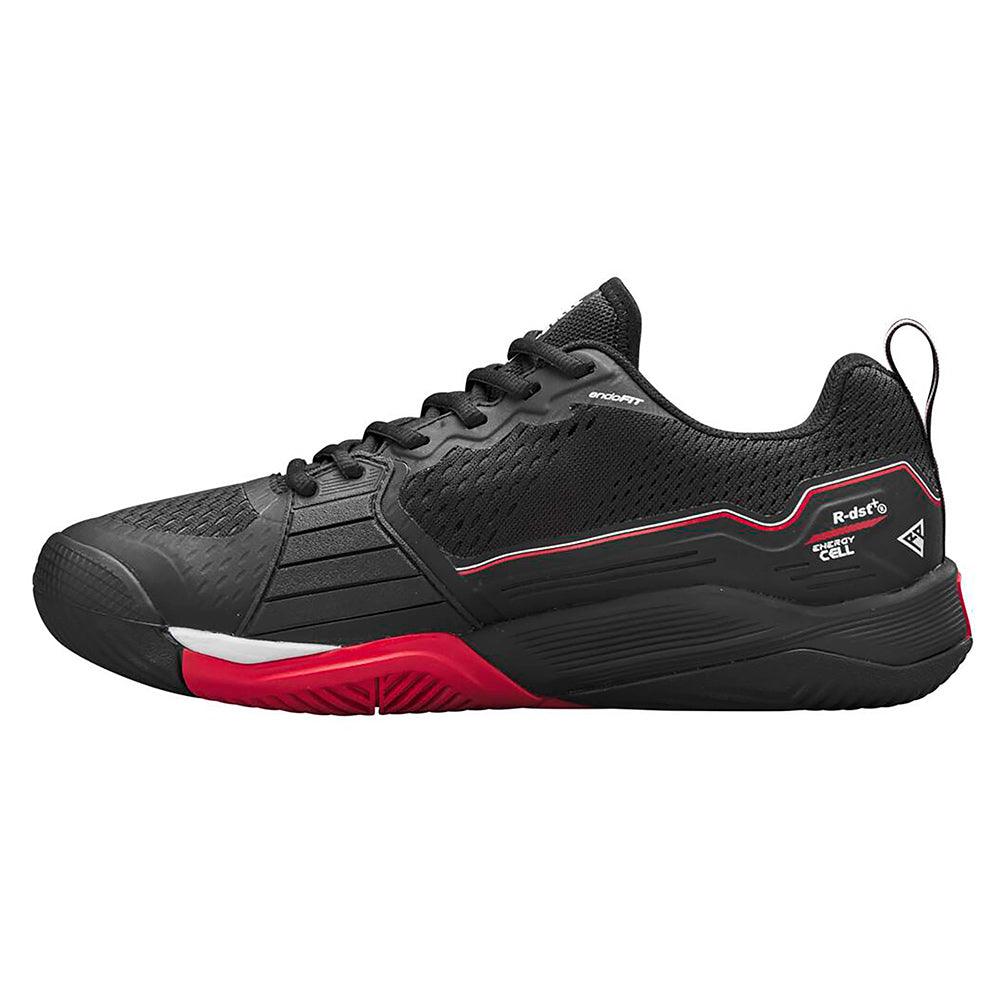Men`s Rush Pro 4.5 Tennis Shoes Black and Infrared WILSON