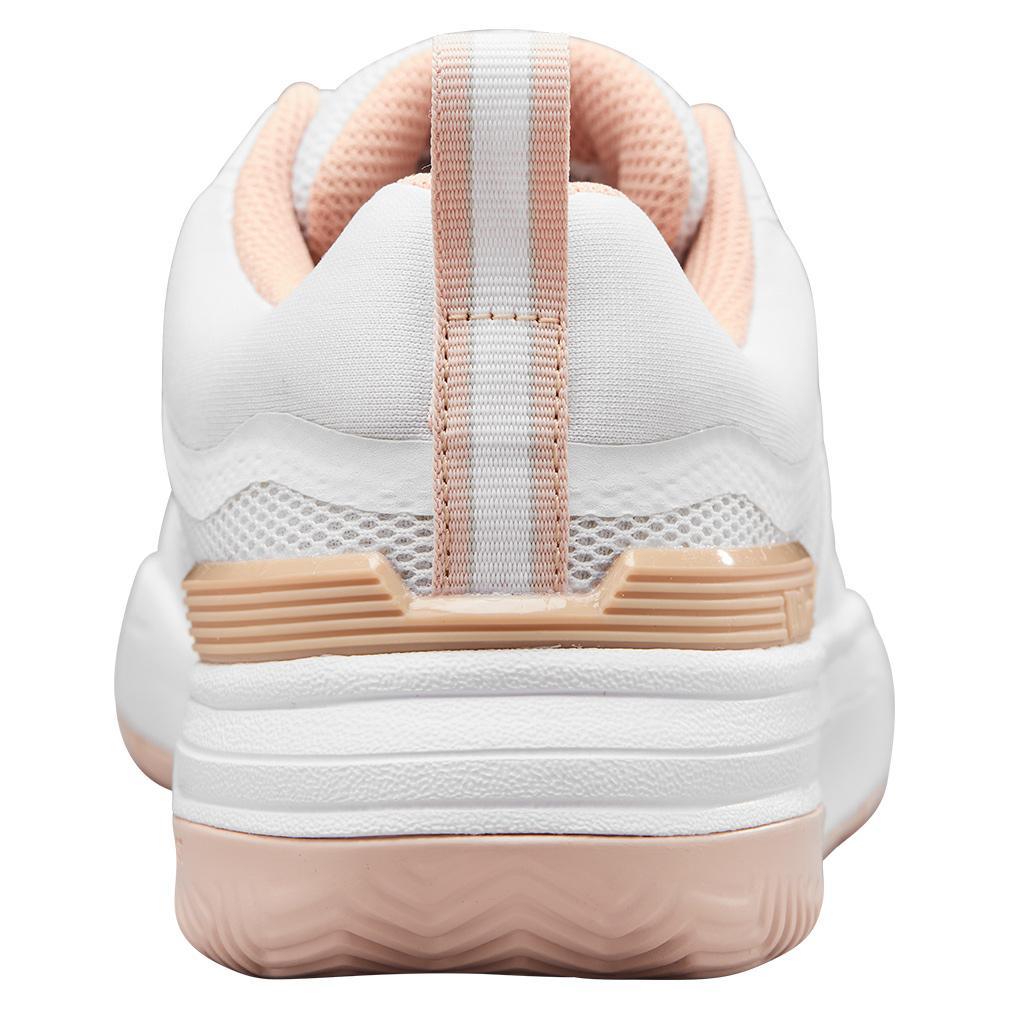 Women`s Pickle Pro Pickleball Shoes White and Cameo Rose WOMENS SHOES WILSON