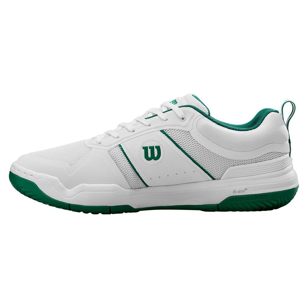 Men`s Pickle Pro Pickleball Shoes White and Bosphorus SHOES WILSON