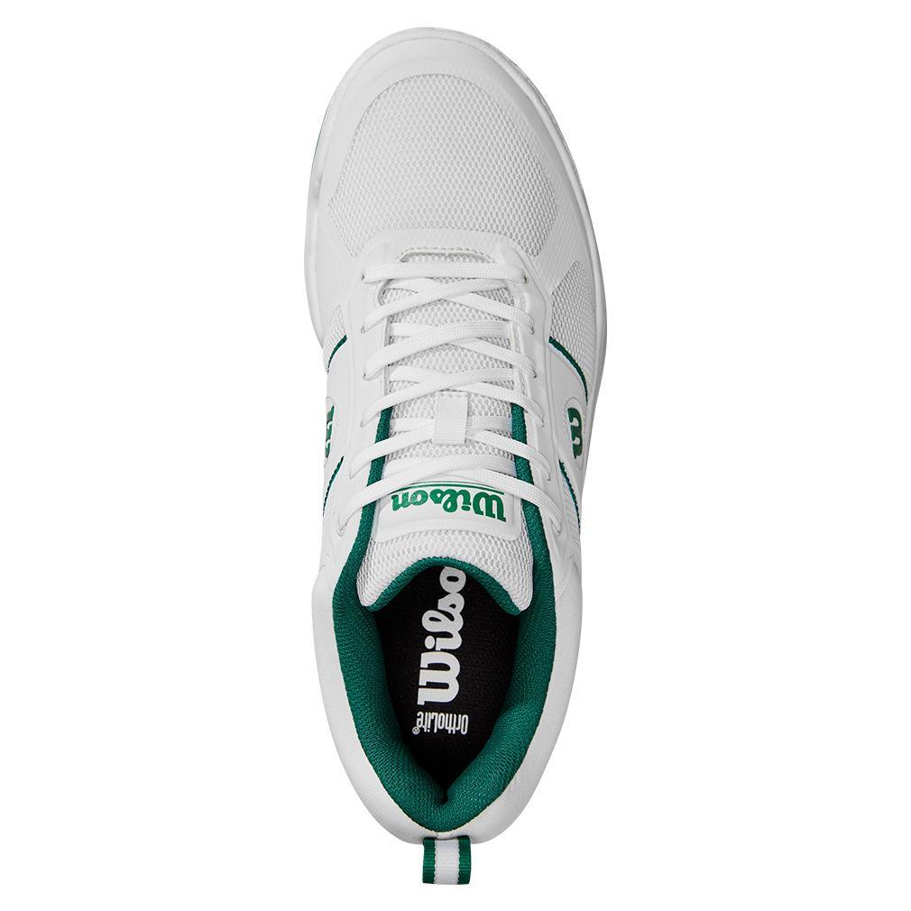 Men`s Pickle Pro Pickleball Shoes White and Bosphorus SHOES WILSON