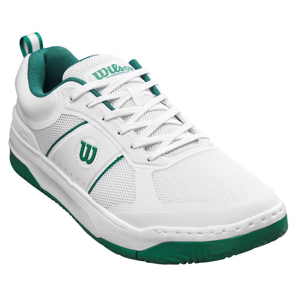 Men`s Pickle Pro Pickleball Shoes White and Bosphorus SHOES WILSON