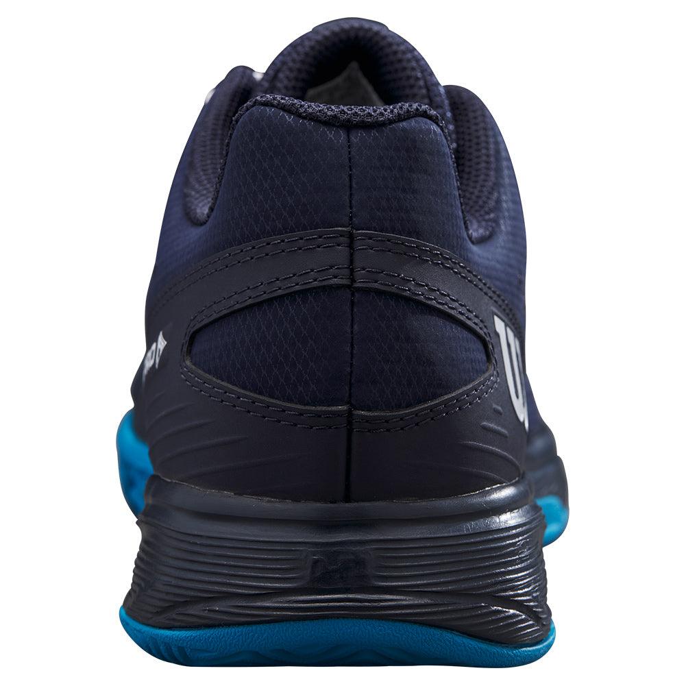 Juniors` Rush Pro Tennis Shoes Navy Blazer and White WILSON