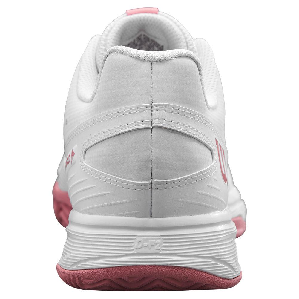 Juniors` Rush Pro Tennis Shoes White and Mauveglow WILSON