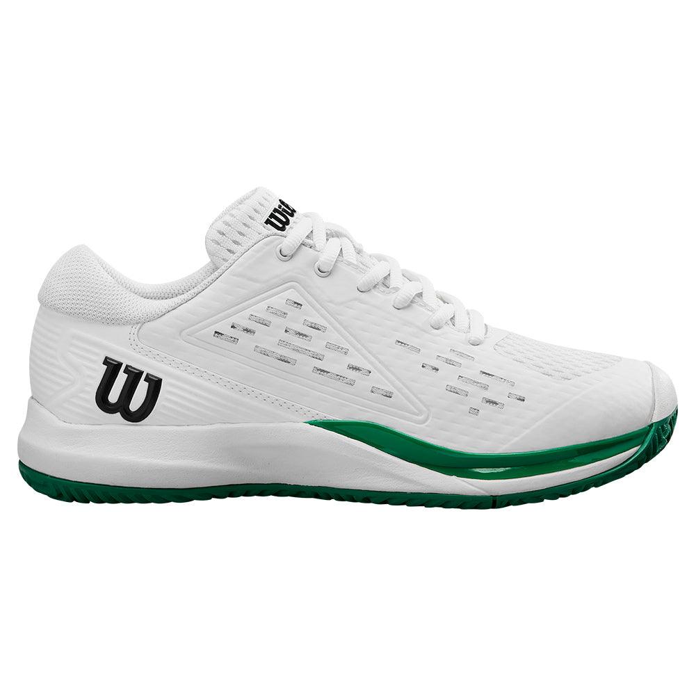 Juniors` Rush Pro Ace Tennis Shoes White and Bosphorus WILSON