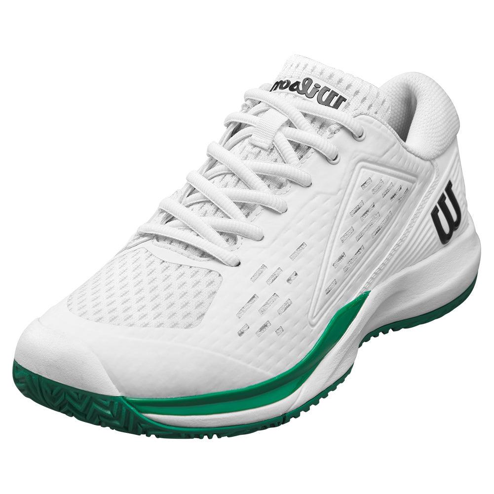 Juniors` Rush Pro Ace Tennis Shoes White and Bosphorus WILSON 4Y