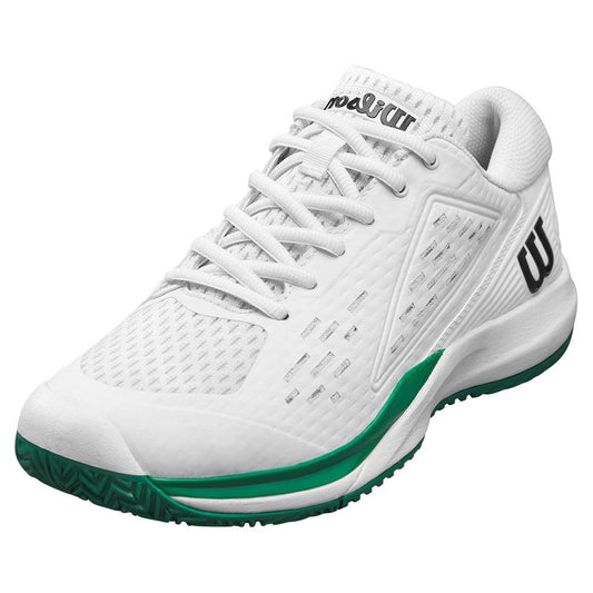 Juniors` Rush Pro Ace Tennis Shoes White and Bosphorus WILSON 4Y