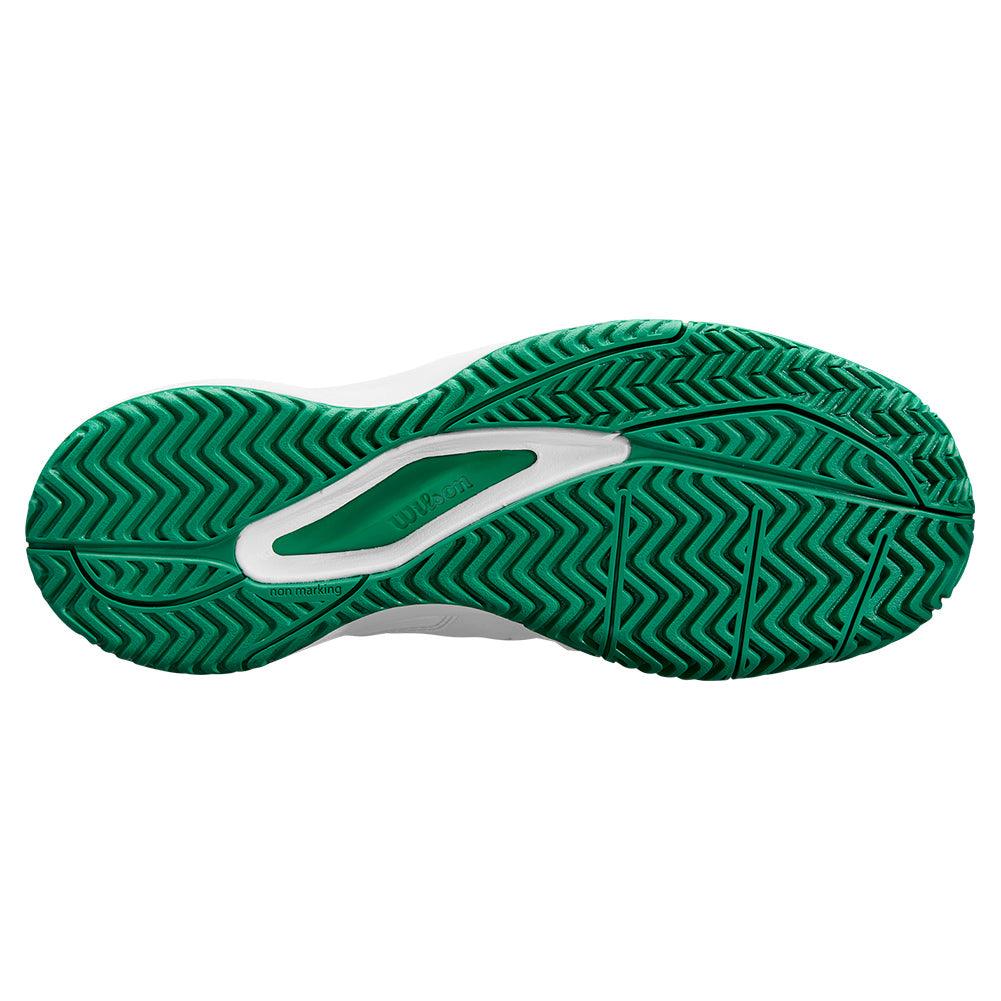 Juniors` Rush Pro Ace Tennis Shoes White and Bosphorus WILSON