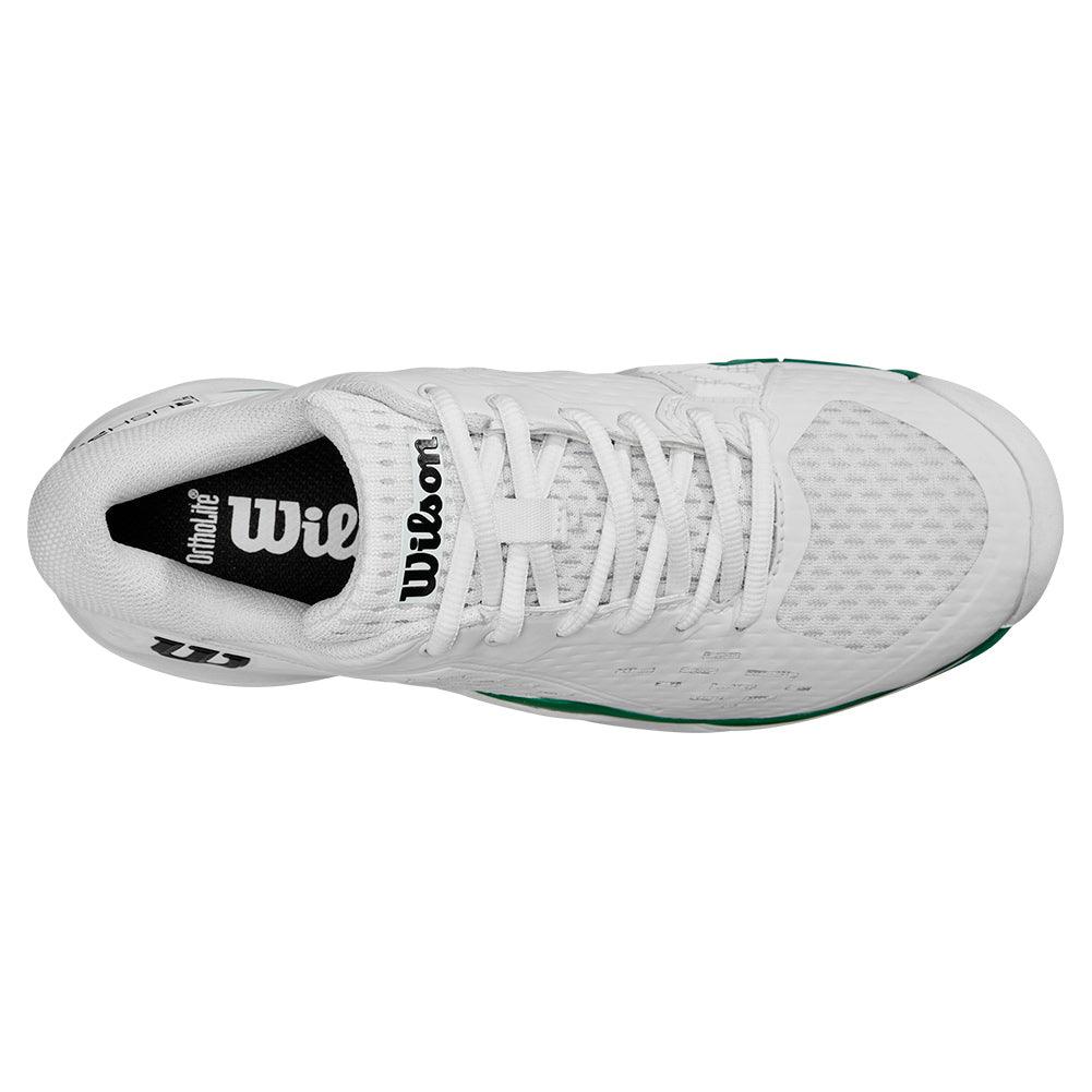 Juniors` Rush Pro Ace Tennis Shoes White and Bosphorus WILSON