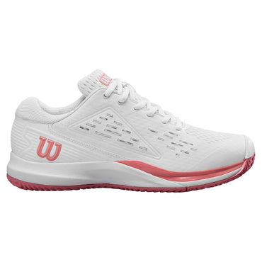 Juniors` Rush Pro Ace Tennis Shoes White and Mauveglow WILSON
