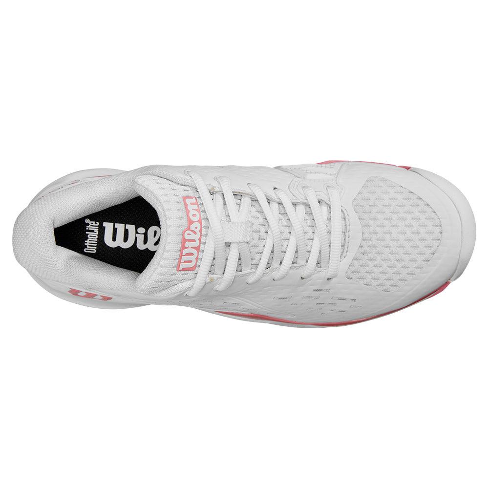 Juniors` Rush Pro Ace Tennis Shoes White and Mauveglow WILSON