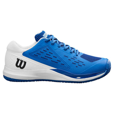 Men`s Rush Pro Ace Tennis Shoes Deja Vu Blue and White WILSON
