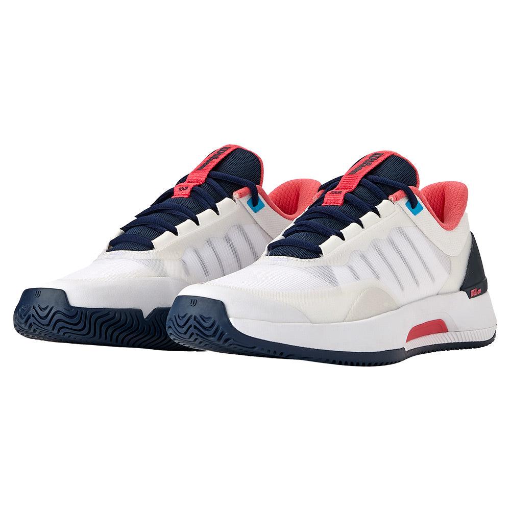 Women`s Intrigue Tour Tennis Shoes White and Navy Blazer WILSON