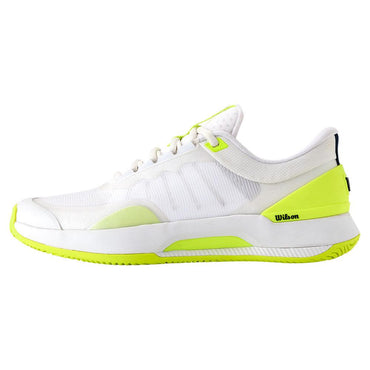 Women`s Intrigue Tour Oz Tennis Shoes White and Safety Yellow WILSON