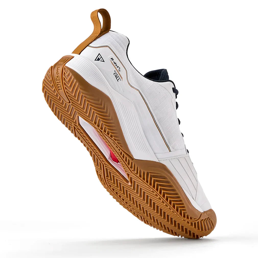 Men`s Rush Pro 4.5 Clay RG Tennis Shoes White and Navy Blazer WILSON