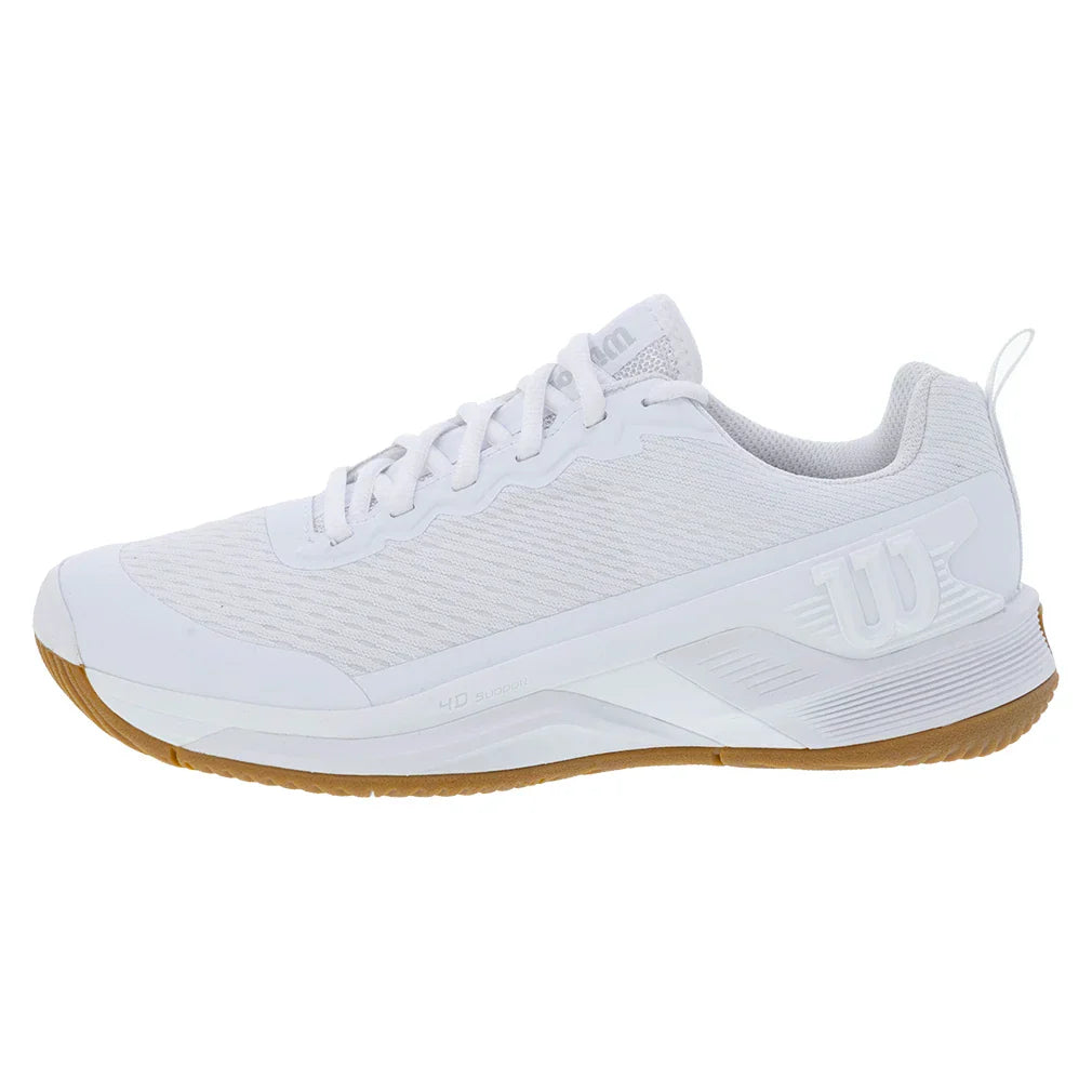 Men`s Rush Pro 4.5 Tennis Shoes White and Gum WILSON