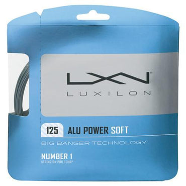 ALU Power Soft 17G Tennis String Silver Strings LUXILON