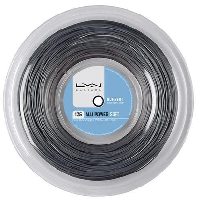 ALU Power Soft 17G Tennis String Reel Silver Strings LUXILON