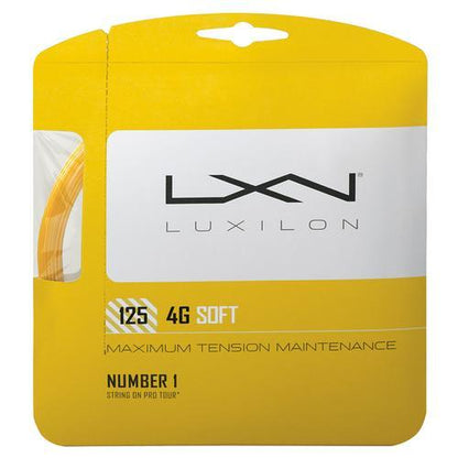 4G Soft 125/17G Tennis String Gold Strings LUXILON