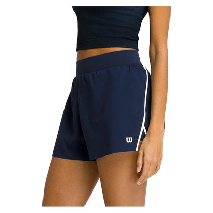 Women`s Ellyn Tennis Short Classic Navy and Field Green WILSON XS