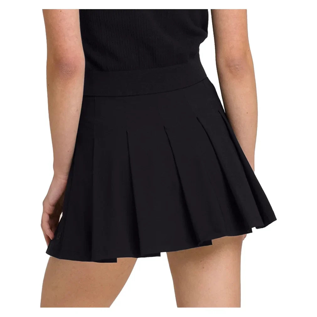 Women`s Classic Pleated Mini Tennis Skort Black WILSON