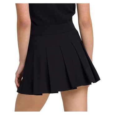 Women`s Classic Pleated Mini Tennis Skort Black WILSON
