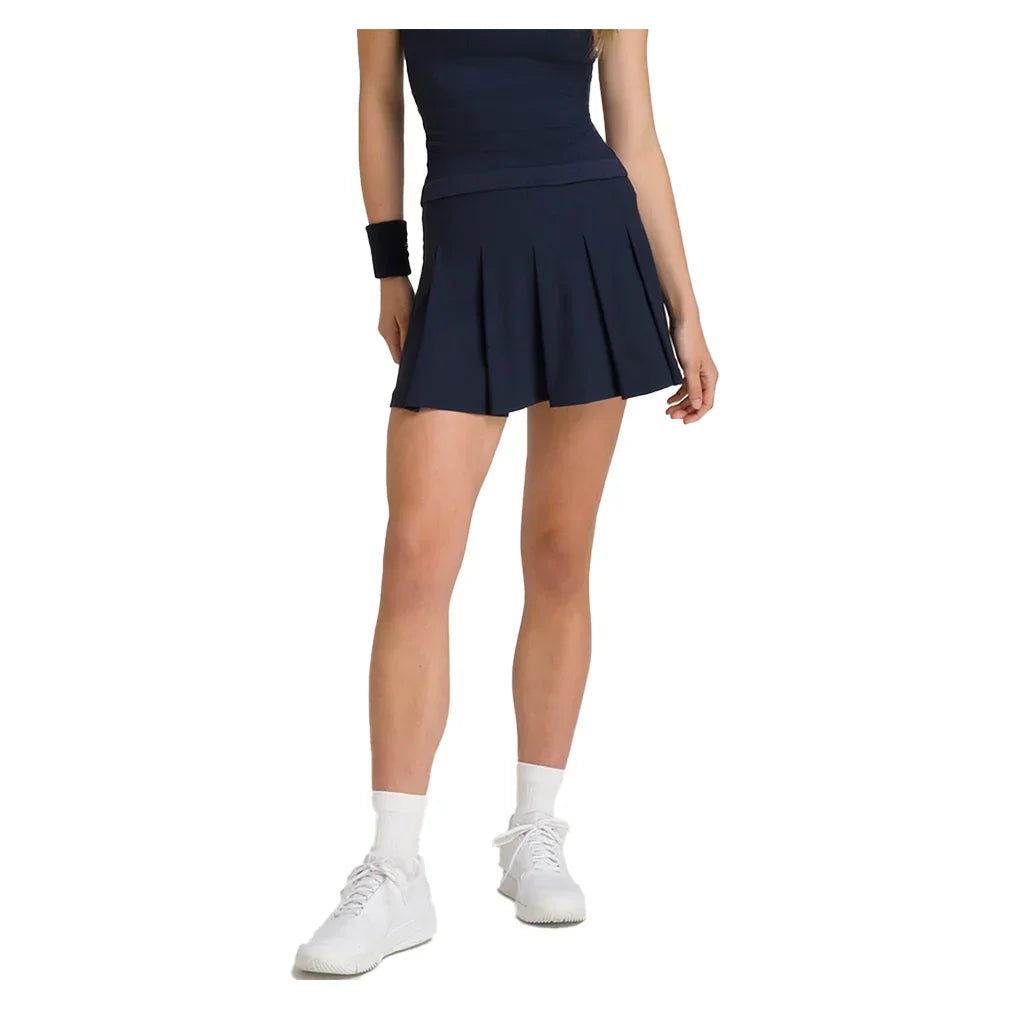 Women`s Classic Pleated Mini Tennis Skort Classic Navy WILSON