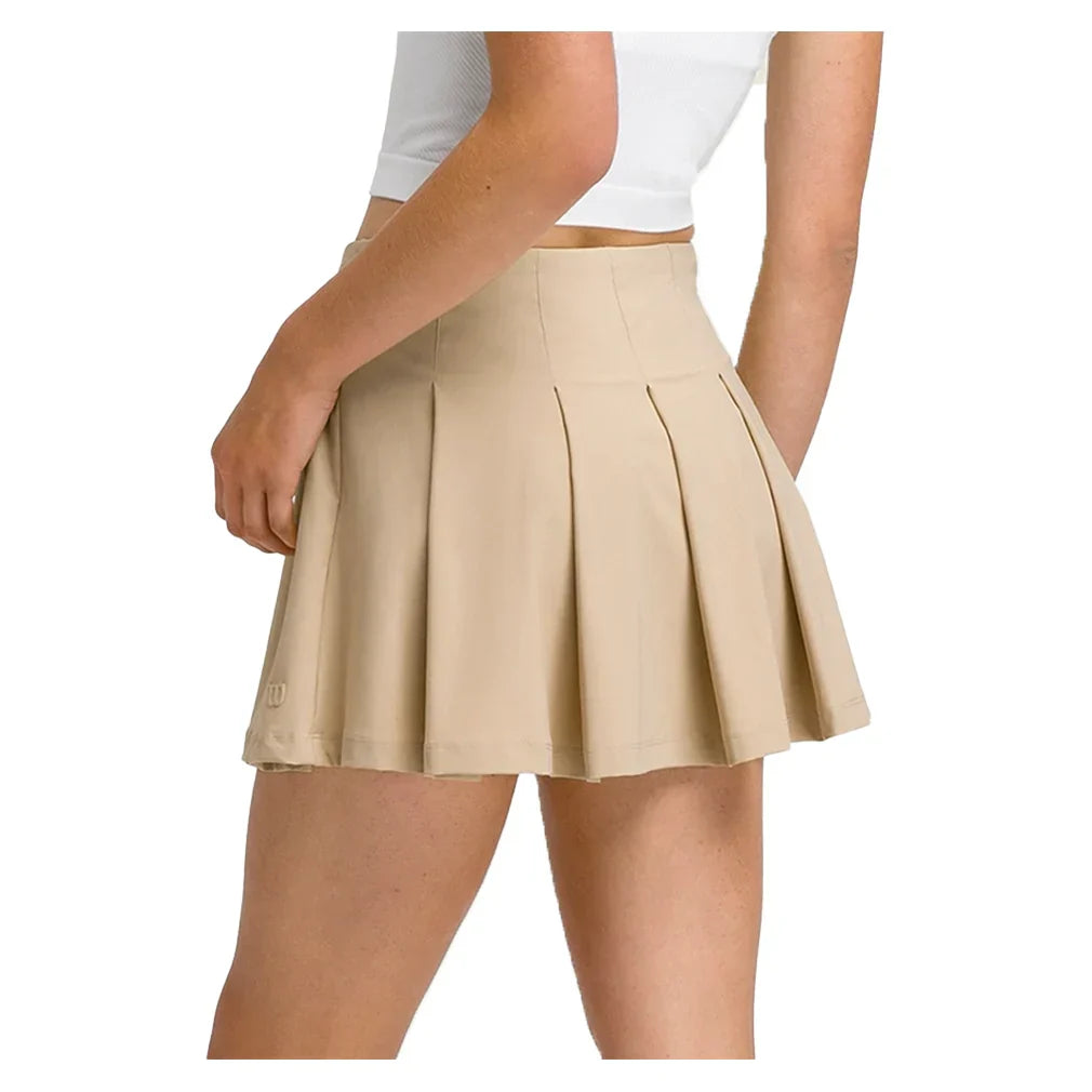 Women`s Classic Pleated Mini Tennis Skort Safari WILSON