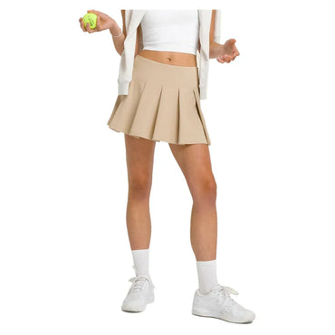 Women`s Classic Pleated Mini Tennis Skort Safari WILSON