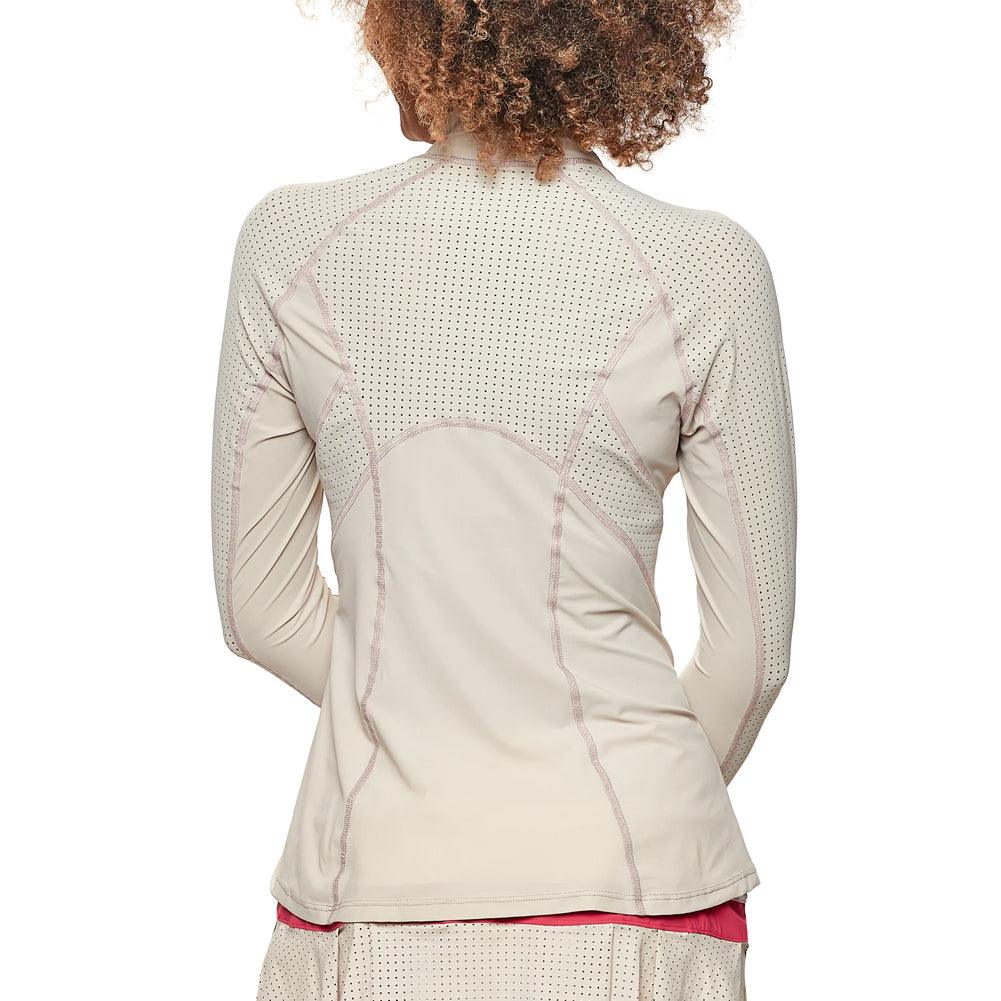 Women`s Grace 1/2 Zip Long Sleeve Tennis Top Sabia BOBBE
