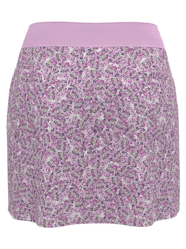 Women's 16" Mini Floral Print Color Block Golf Skort