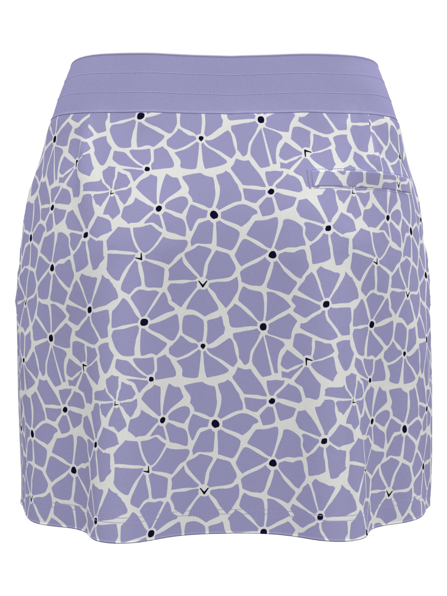 Women's 16" Spring Floral Print Color Block Golf Skort