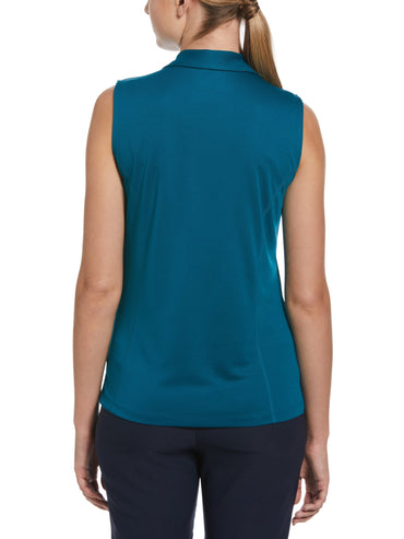 Women's AirFlux™ Solid Sleeveless Golf Polo