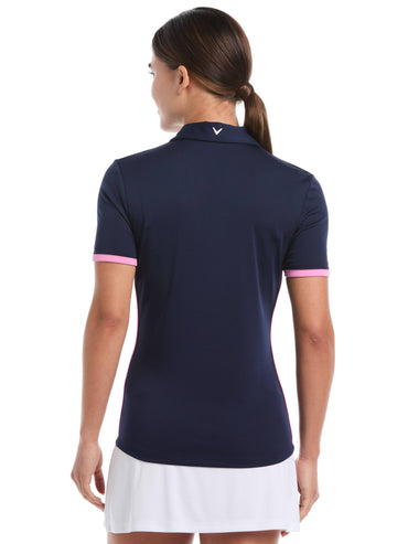 Women's Color Block Golf Polo