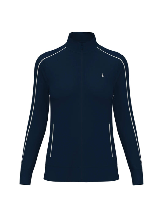 Women's Full Zip Jacket with Piping