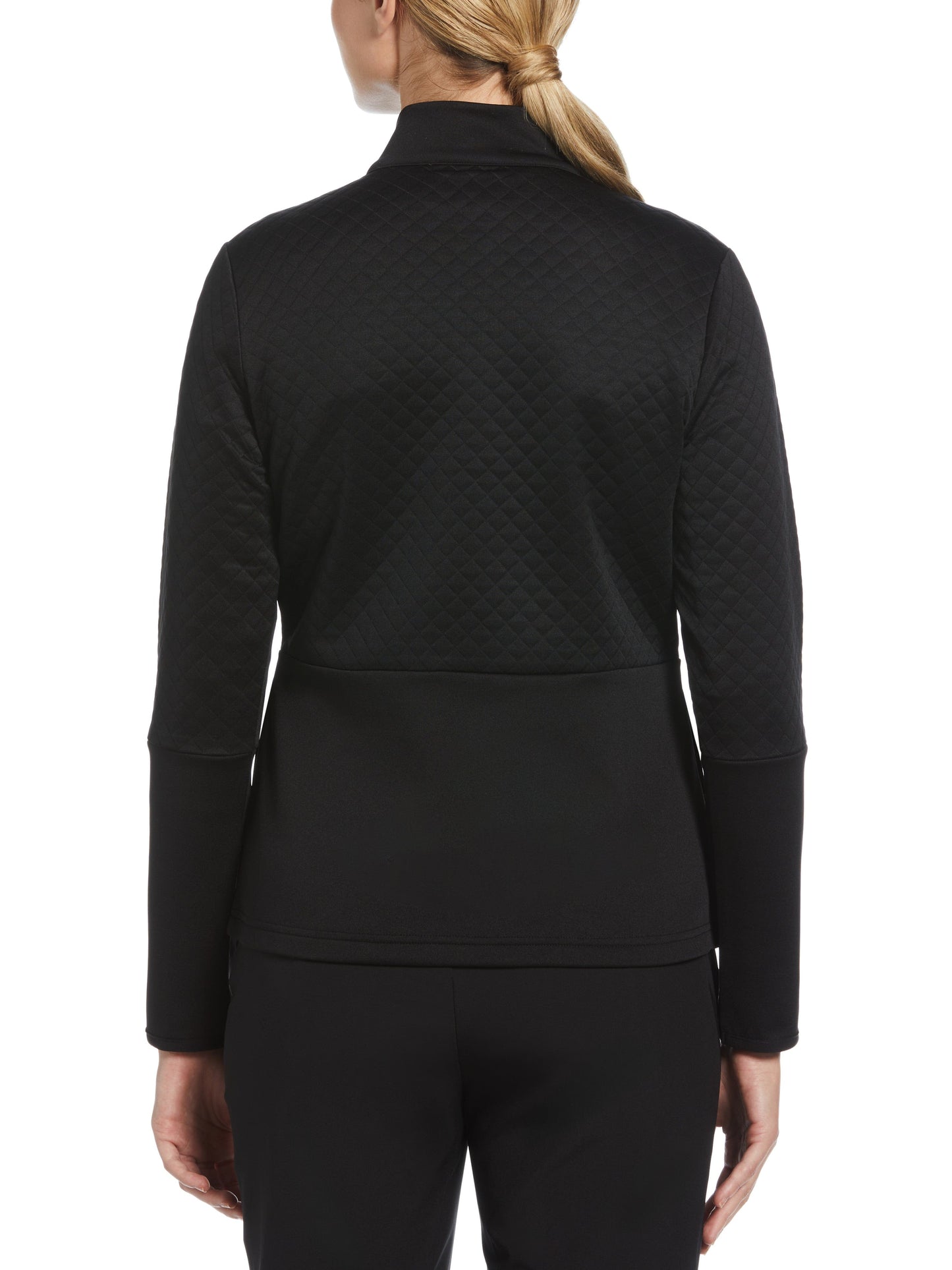 Women's Midweight Half Zip Golf Pullover with Quilted Fleece