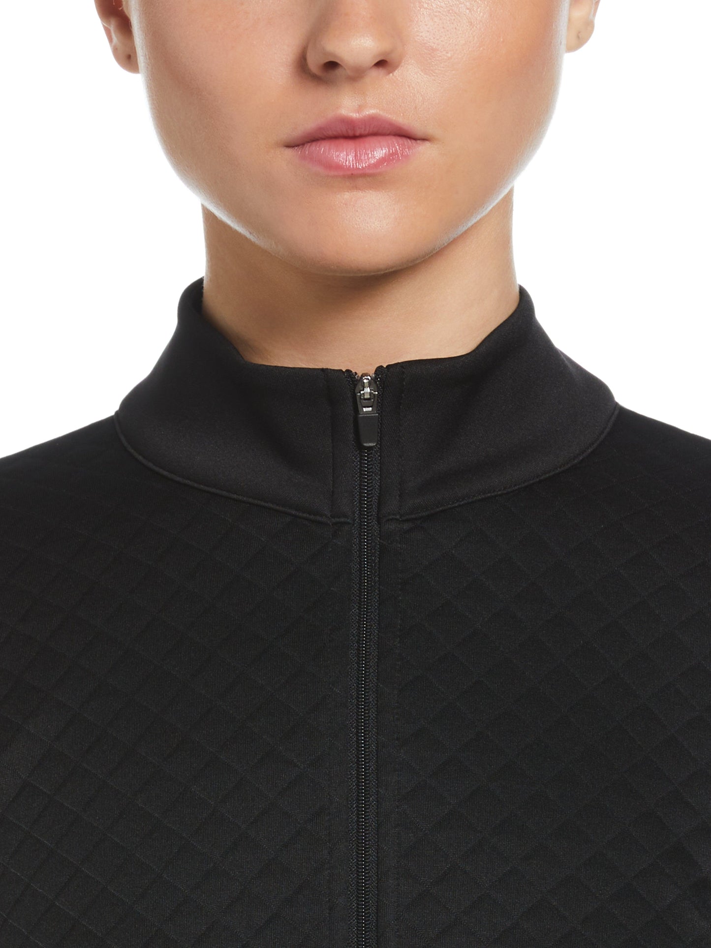 Women's Midweight Half Zip Golf Pullover with Quilted Fleece