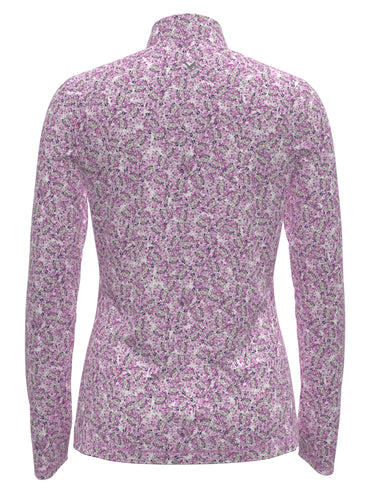 Women's Mini Floral Printed Polo