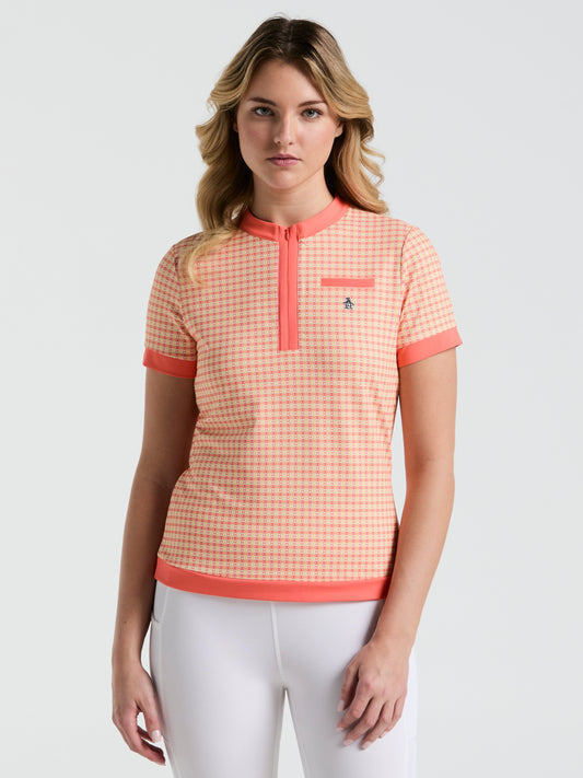 Women's Petes Bow Tie Coloe Block Polo