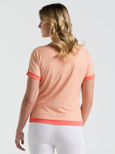 Women's Petes Bow Tie Coloe Block Polo