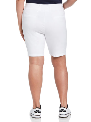 Women's Plus 9.5" Stretch Tech Golf Short