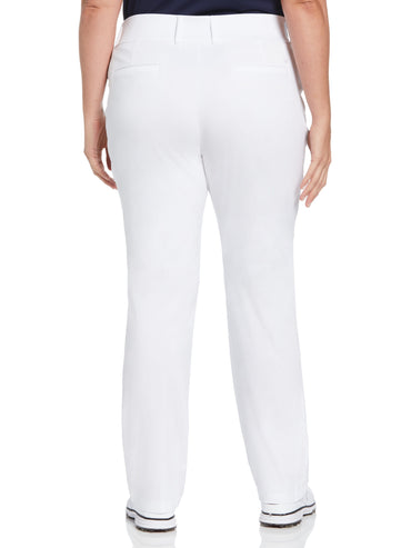 Women's Plus Pull-On Stretch Tech Flat Front Golf Pant