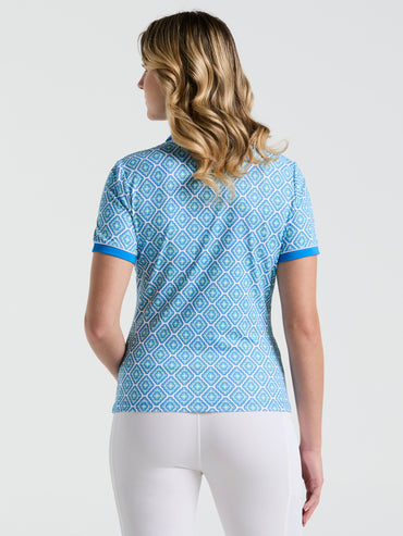 Women's Printed Polo