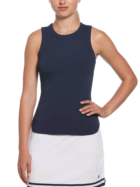 Women's Ribbed Tennis Tank Top
