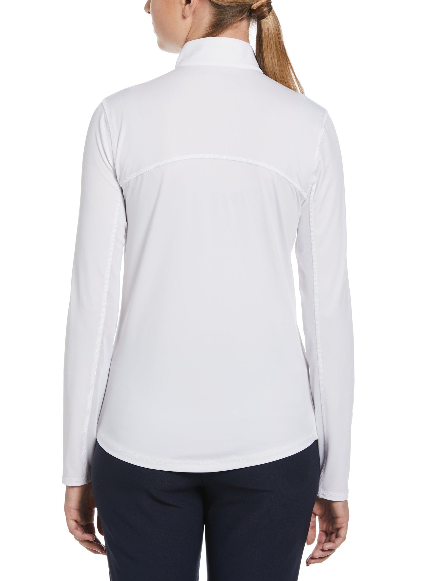 Women's Sun Protection Golf Shirt with Mesh Panels