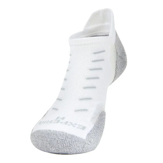 Experia TECHFIT Light Cushion No Show Tab Multisport Socks White THORLO L