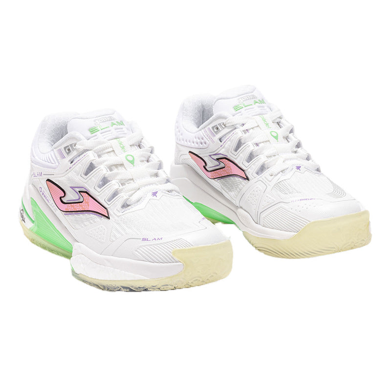 Load image into Gallery viewer, JOMA SLAM Lady 2502 White 2025 Padel Shoes
