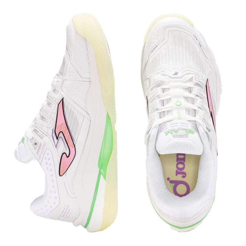 Cargue la imagen en el visor de la galería, JOMA SLAM Lady 2502 White 2025 Padel Shoes
