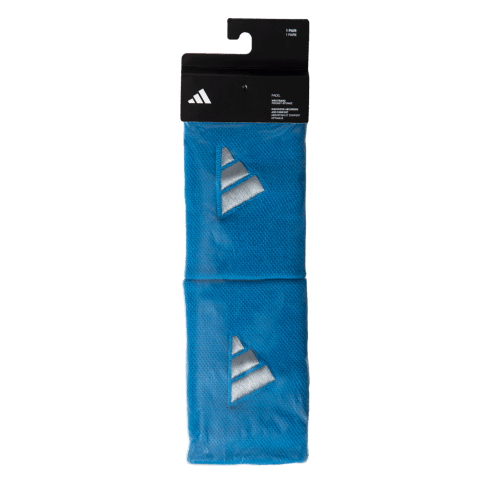 ADIDAS L Blue Grey Wristband X2